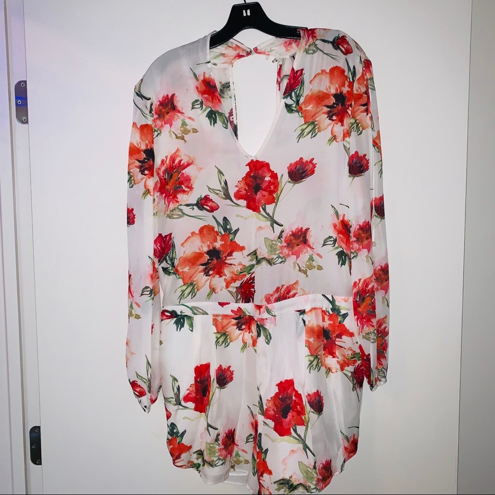 NWT Haute Hippie Flower Romper